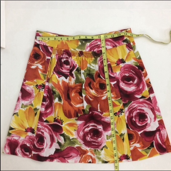 Anthropologie by odille skirt Floral print Size 4 - Picture 7 of 7
